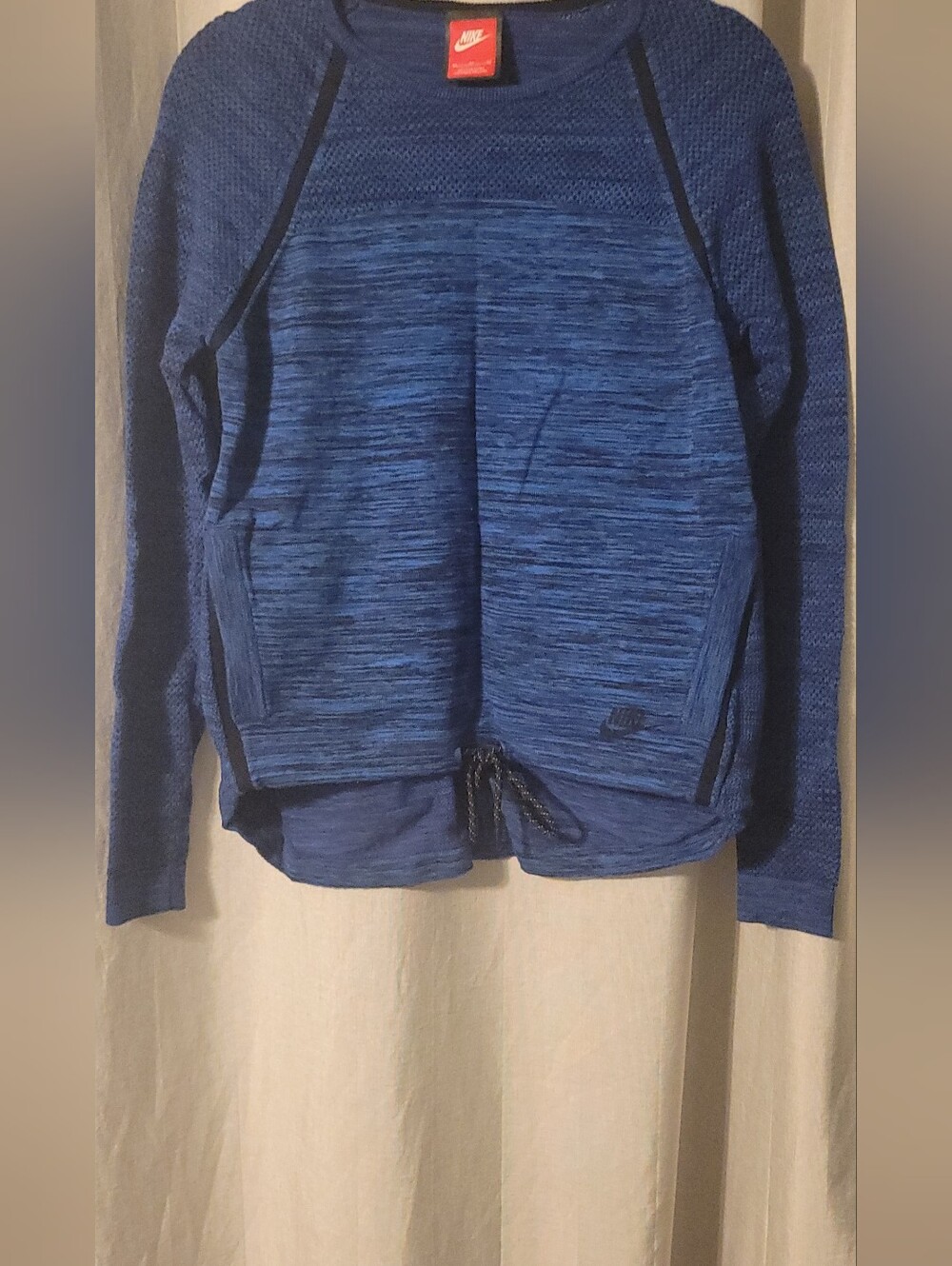 Nike Womens Blue Pull Over  Athletic Sweater
